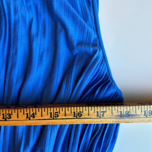 Tibi blue 🧵 pleated dress size 8 - Picture 8 of 9
